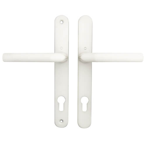 Hoppe Birmingham Sprung Lever Lever UPVC Multipoint Door Handles -  92mm PZ 215mm Screw Centres