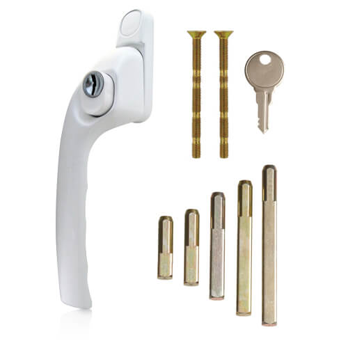 VERSA V-WIN Offset Locking Espag UPVC Window Handles