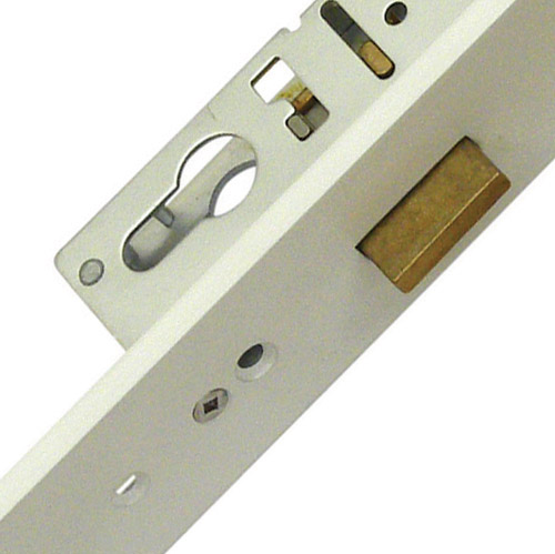 Fullex Crimebeater Latch 3 Deadbolts Flat 44mm White Faceplate Double Spindle Multipoint Door Lock