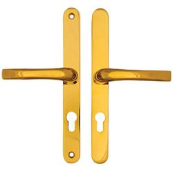 Easyfit Lever Lever UPVC Multipoint Door Handles -  70mm PZ Unsprung 240mm Screw Centres - Top Screw to Spindle 105mm