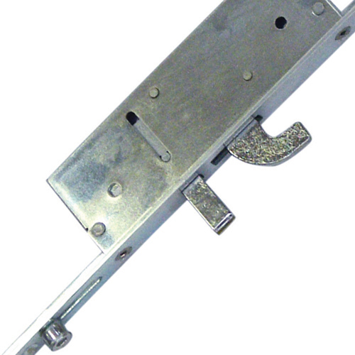 Fullex XL Latch 3 Hooks 2 Anti Lift Pins 2 Rollers Multipoint Door Lock - Option 1 (top hook to spindle = 518mm)