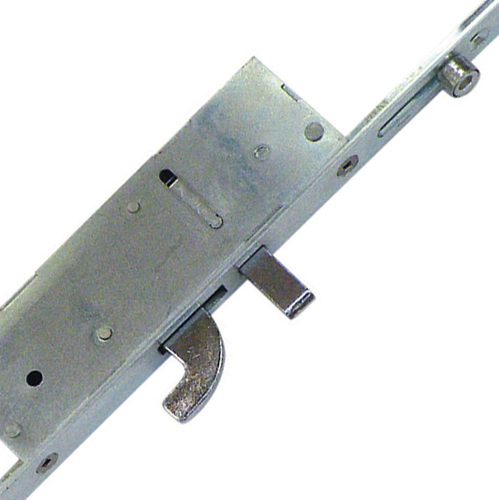 Fullex XL Latch 3 Hooks 2 Anti Lift Pins 2 Rollers Multipoint Door Lock - Option 1 (top hook to spindle = 518mm)