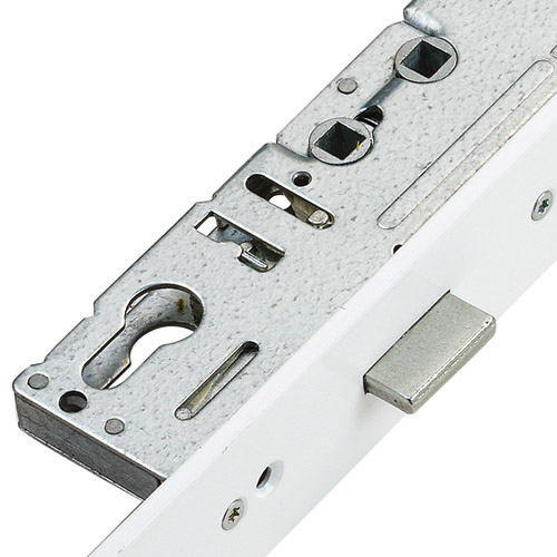 Lockmaster Latch Deadbolt 2 Hooks Flat 44mm Faceplate Double Spindle Multipoint Door Lock