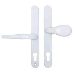 Cego Lever Moveable Pad UPVC Multipoint Door Handles - 70mm/92mm PZ Sprung 215mm Screw Centres