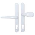 Cego Lever Moveable Pad UPVC Multipoint Door Handles - 70mm/92mm PZ Sprung 215mm Screw Centres