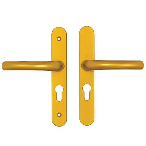 Hoppe Tokyo Lever Lever UPVC Multipoint Door Handles -  48mm PZ Sprung 160mm Screw Centres