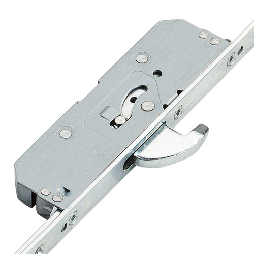Fuhr 859 Type 4 Latch Deadbolt 2 Hooks Split Spindle Multipoint Door Lock - 16mm Faceplate (top hook to spindle = 730mm)