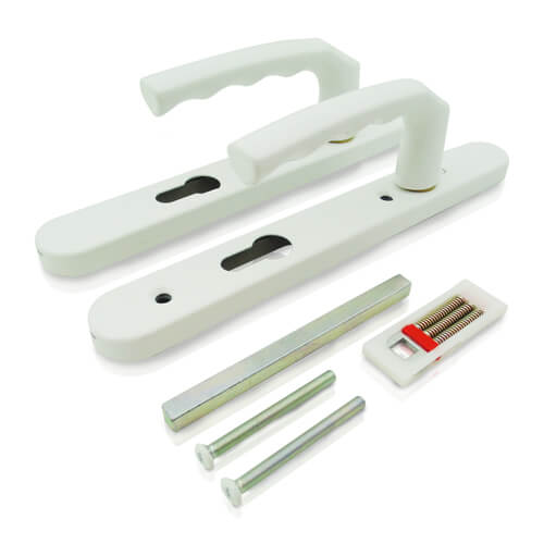 Hoppe Birmingham Lever Lever UPVC Multipoint Door Handles -  92mm PZ Sprung 122mm Screw Centres