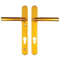 Hoppe Birmingham Lever Lever UPVC Multipoint Door Handles -  92mm PZ Sprung 122mm Screw Centres