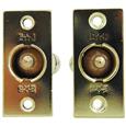 Eurospec Mortice (Rack) Spline (Star) Key Door Bolts - 2 Bolts 1 Key - 32mm Backset