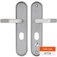 Hooply Steel Door Furniture with Snib