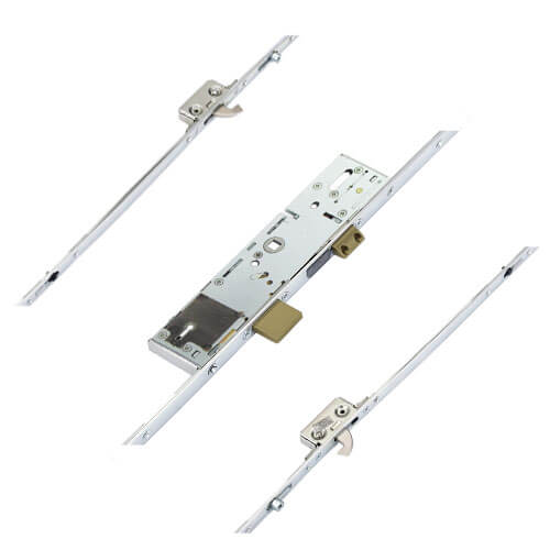 ERA Vectis Latch Deadbolt 2 Rollers 2 Hooks Split Spindle Multipoint Door Lock - Option 1