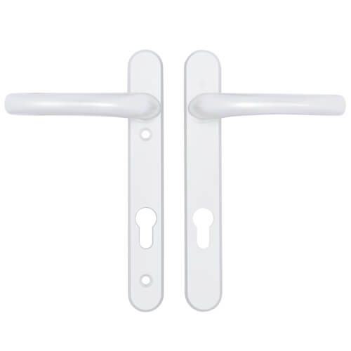 Hoppe Tokyo Lever Lever UPVC Multipoint Door Handles -  92mm PZ Unsprung 122mm Screw Centres