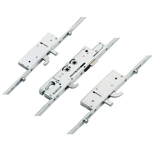 Fullex XL Latch 3 Hooks 2 Anti-Lift Pins 4 Rollers Multipoint Door Lock (top hook to spindle = 630mm)