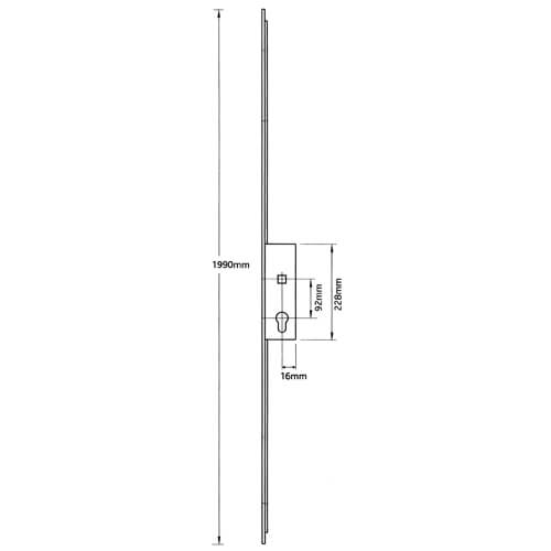 Millenco Mantis 3 Lift Lever Passive Lock