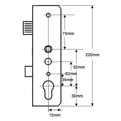 Avantis Genuine Multipoint Gearbox - Lift Lever or Double Spindle