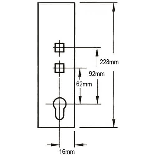 Lockmaster Passive Genuine Multipoint Gearbox - Lift Lever or Double Spindle