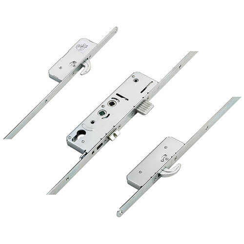 Avantis Latch Deadbolt 2 Hooks Double Spindle Multipoint Door Lock (top hook to spindle = 740mm) - Shootbolt Compatible