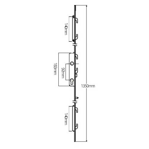 Winlock Stronghold Patio Door Lock