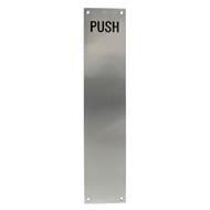 TSS Engraved 'PUSH' Finger Plate