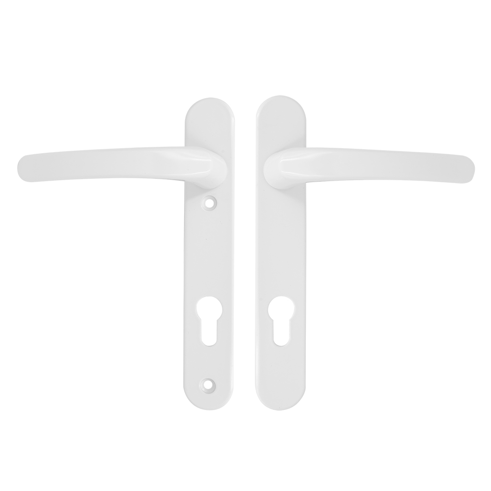 TSS Lever Lever UPVC Multipoint Door Handles -  92mm PZ Sprung 122mm Screw Centres