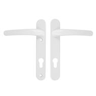 TSS Lever Lever UPVC Multipoint Door Handles -  92mm PZ Sprung 122mm Screw Centres