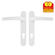 TSS Lever Lever UPVC Multipoint Door Handles -  92mm PZ Sprung 122mm Screw Centres