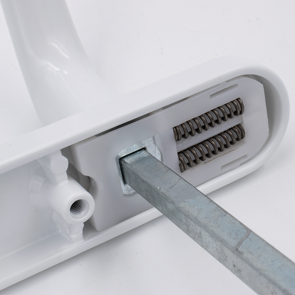 TSS Lever Lever UPVC Multipoint Door Handles -  92mm PZ Sprung 122mm Screw Centres