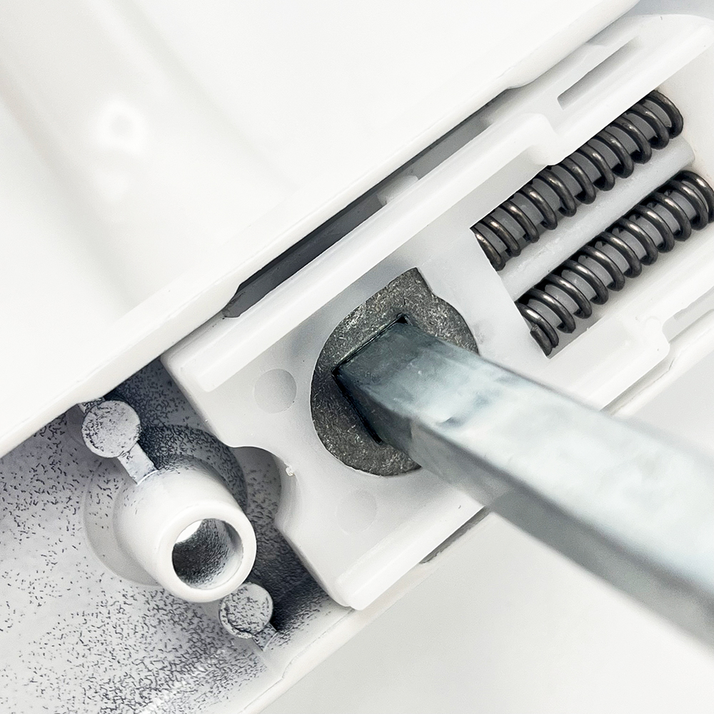 TSS Lever Lever UPVC Multipoint Door Handles -  92mm PZ Sprung 122mm Screw Centres