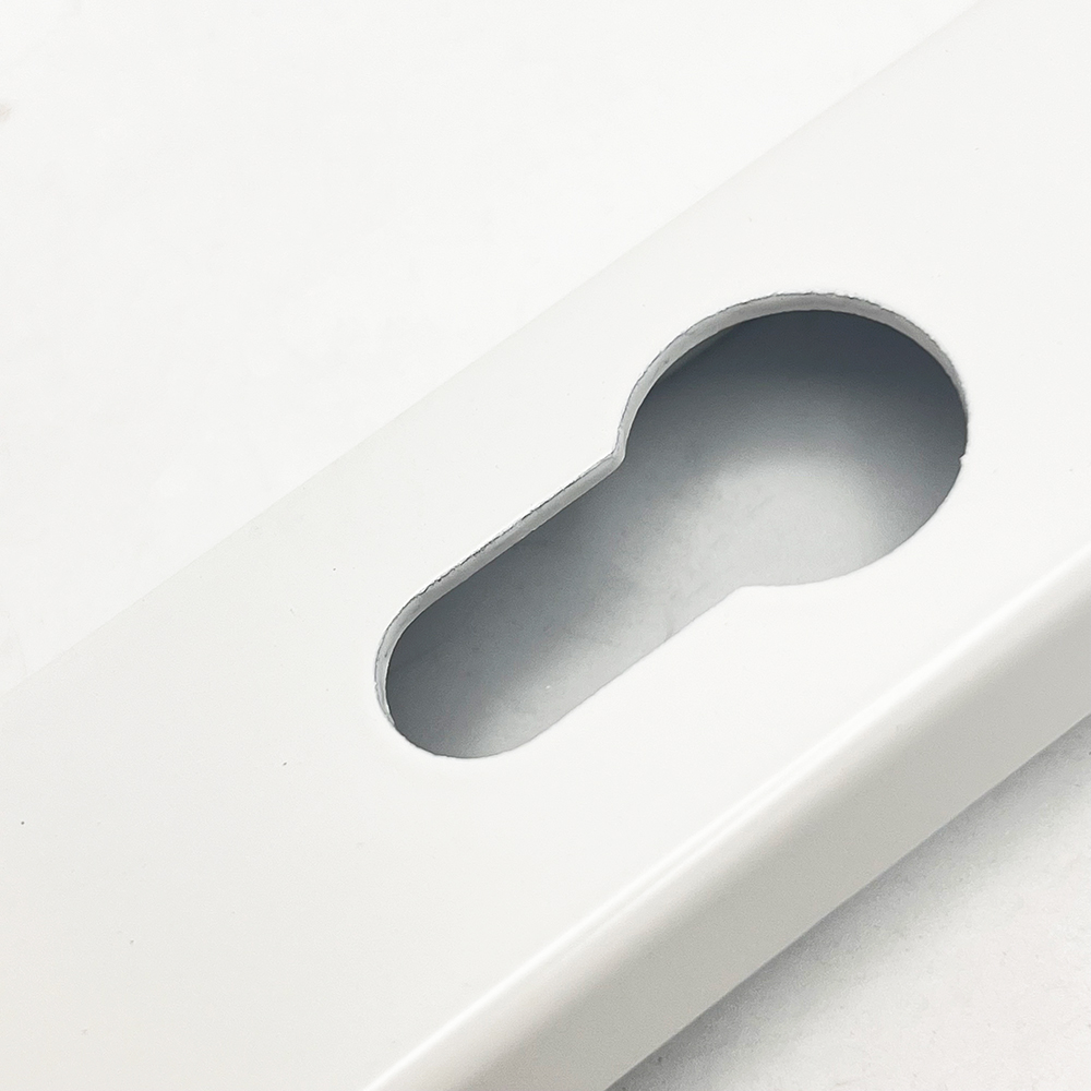 TSS Lever Lever UPVC Multipoint Door Handles -  92mm PZ Sprung 122mm Screw Centres