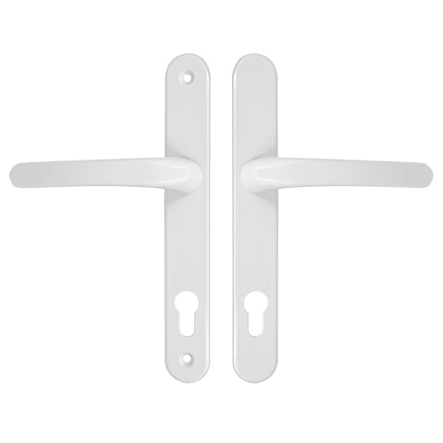 TSS Lever Lever UPVC Multipoint Door Handles -  92mm PZ Sprung 210mm Screw Centres