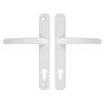 TSS Lever Lever UPVC Multipoint Door Handles -  92mm PZ Sprung 210mm Screw Centres