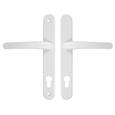 TSS Lever Lever UPVC Multipoint Door Handles -  92mm PZ Sprung 210mm Screw Centres