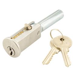 TSS Roller Shutter Bullet Lock -  Round Face 24mm Diameter With Flat Sides