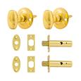 TSS Mortice (Rack) Spline (Star) Key Door Bolts - 2 Bolts 2 Turns - 32mm Backset