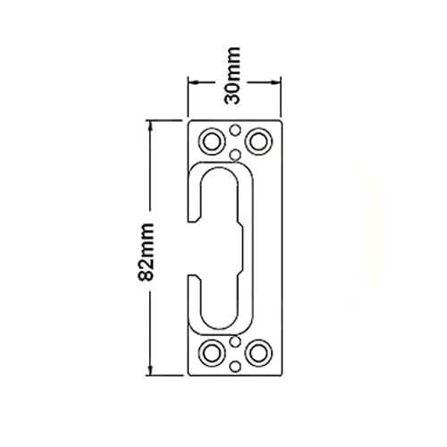 TSS Roller Strike For Upvc Doors