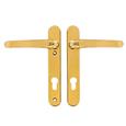 TSS Lever Lever UPVC Multipoint Door Handles -  92mm PZ Sprung 122mm Screw Centres