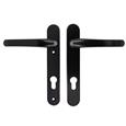 TSS Lever Lever UPVC Multipoint Door Handles -  92mm PZ Sprung 122mm Screw Centres