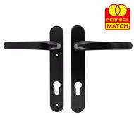 TSS Lever Lever UPVC Multipoint Door Handles -  92mm PZ Sprung 122mm Screw Centres
