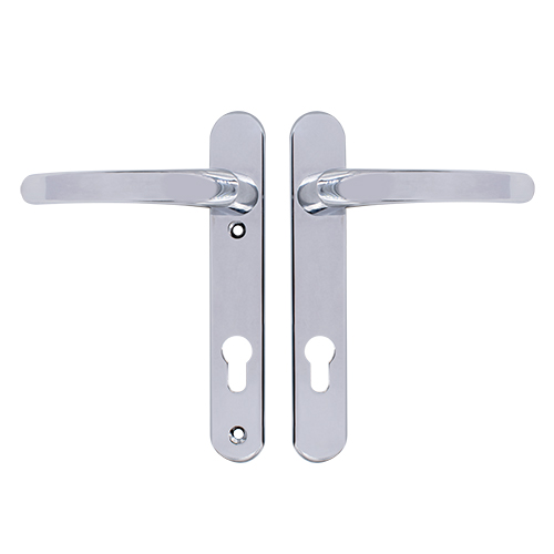 TSS Lever Lever UPVC Multipoint Door Handles -  92mm PZ Sprung 122mm Screw Centres