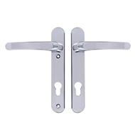 TSS Lever Lever UPVC Multipoint Door Handles -  92mm PZ Sprung 122mm Screw Centres