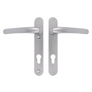TSS Lever Lever UPVC Multipoint Door Handles -  92mm PZ Sprung 122mm Screw Centres