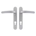 TSS Lever Lever UPVC Multipoint Door Handles -  92mm PZ Sprung 122mm Screw Centres