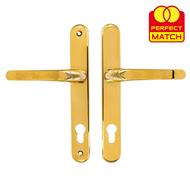 TSS Lever Lever UPVC Multipoint Door Handles -  92mm PZ Sprung 210mm Screw Centres