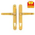 TSS Lever Lever UPVC Multipoint Door Handles -  92mm PZ Sprung 210mm Screw Centres