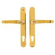 TSS Lever Lever UPVC Multipoint Door Handles -  92mm PZ Sprung 210mm Screw Centres
