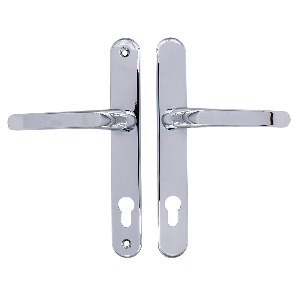 TSS Lever Lever UPVC Multipoint Door Handles -  92mm PZ Sprung 210mm Screw Centres