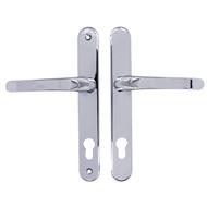 TSS Lever Lever UPVC Multipoint Door Handles -  92mm PZ Sprung 210mm Screw Centres