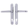 TSS Lever Lever UPVC Multipoint Door Handles -  92mm PZ Sprung 210mm Screw Centres