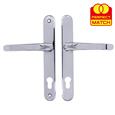 TSS Lever Lever UPVC Multipoint Door Handles -  92mm PZ Sprung 210mm Screw Centres